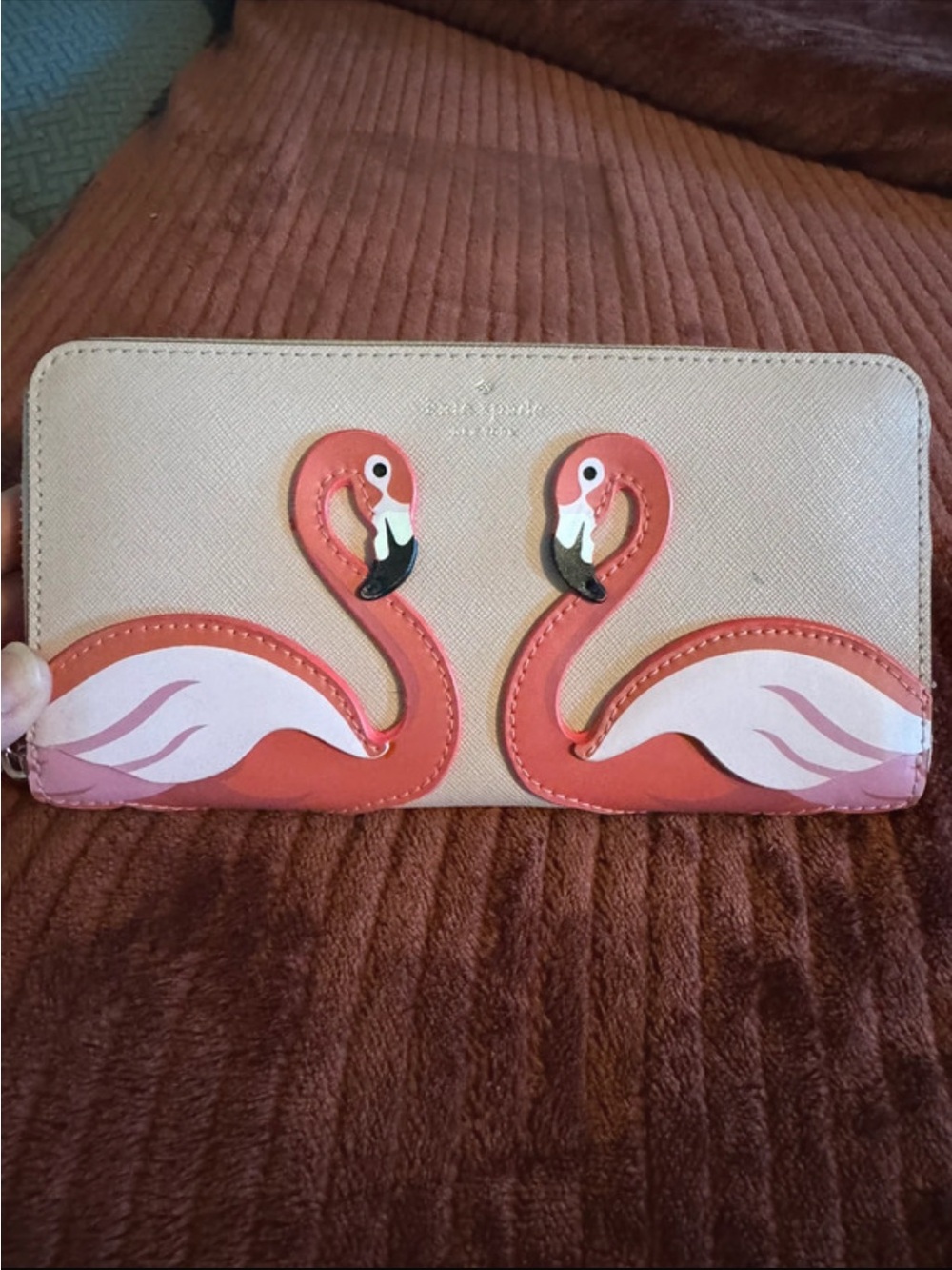 Kate Spade New York By The Pool Flamingo Lacey Wallet